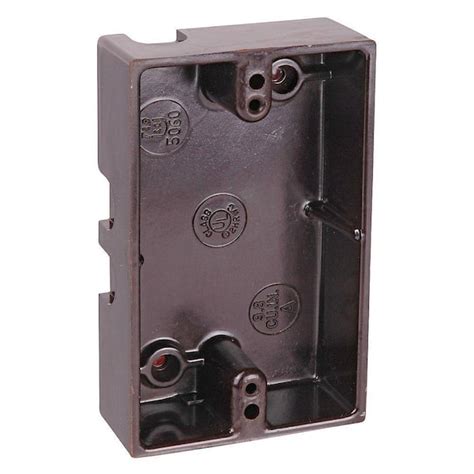 surface mount electrical box home depot|surface mounted electrical outlet boxes.